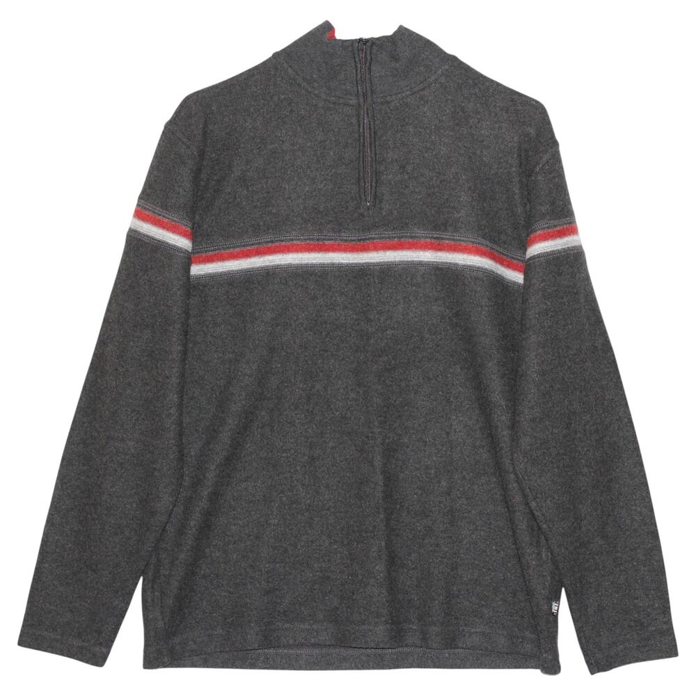 Men's XG Grey Quarter Zip Sweater Size Large